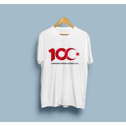 100. Yıl Logolu Tişört