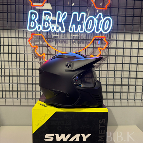 SWAY 726X TOKYO MODÜLER KASK MAT BLACK