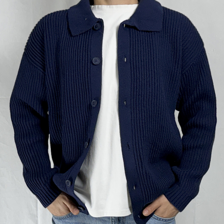 REGULAR ÖRME DÜĞMELİ FİT HIRKA 