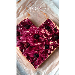 Böğürtlenli Cheesecake (4 dilim)