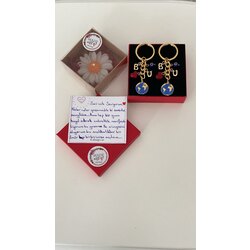 Benim Dünyam Sensin Sevgili Anahtarlık Seti 