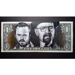 Breaking Bad Dollar Bill Art