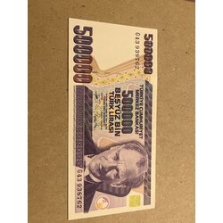 7.Emisyon 500.000 Türk Lirasi 