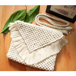Makrome Square Bag
