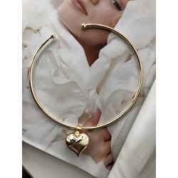 özel seri kalp choker 