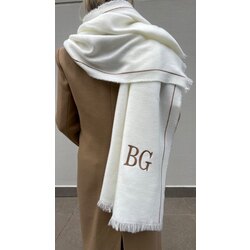 BerGu Winter Scarf Atkı Ekru