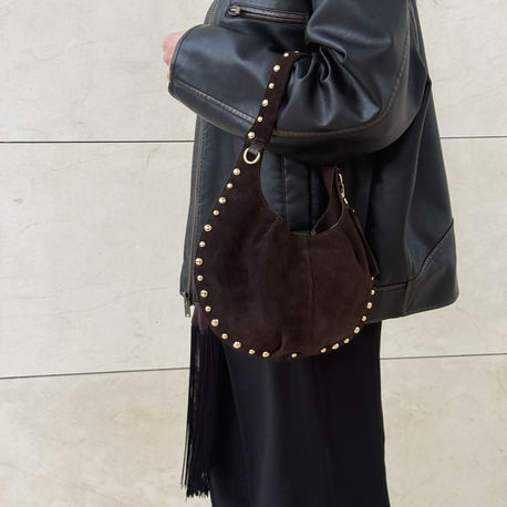 Isabella Suede Acı Kahve Çanta