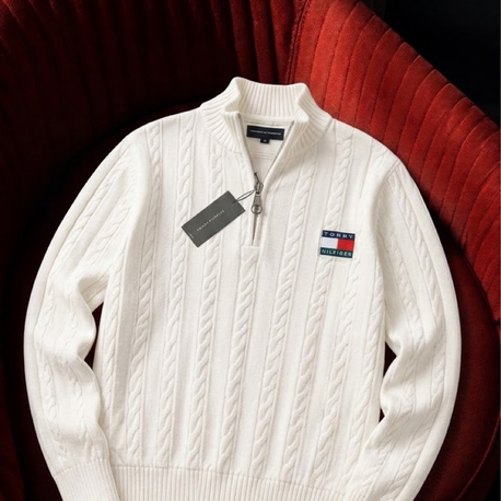 Tommy Hilfiger Fermuarlı Triko