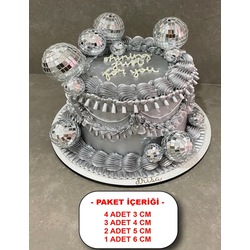 Disko Topu Pasta Seti - 3