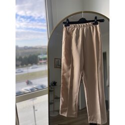 bej BELİ lastikli pantolon 
