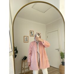 mango model peluş ceket 