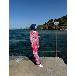 Pembe Kimono Takım