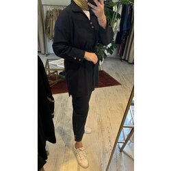 POPLİN TAKIM SİYAH