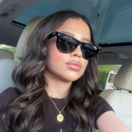 Ray-Ban eğik cam güneş gözlüğü 