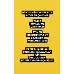 YILDIZ YÜKSELTME ÇALIŞMASI 