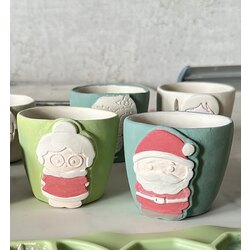 Noel Anne & Noel Baba 2’li Set - Embosser Series -