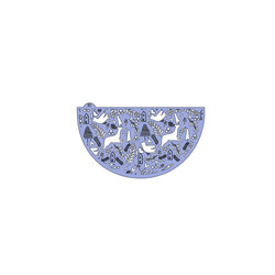 Yılbaşı Stencil -8- Yarım Daire form