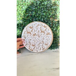 Yılbaşı Stencil -8- Yuvarlak form