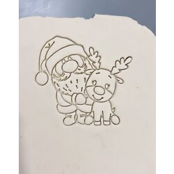 Santa with Deer
