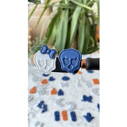 PK0072 - Halloween - Cute Kurukafa 2’li Set Imprint Kesici