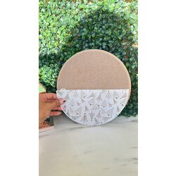 Yılbaşı Stencil -3- Yarım Daire form