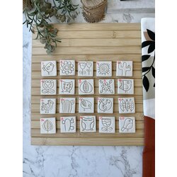 Abstract Series 4 lü Stamper Set