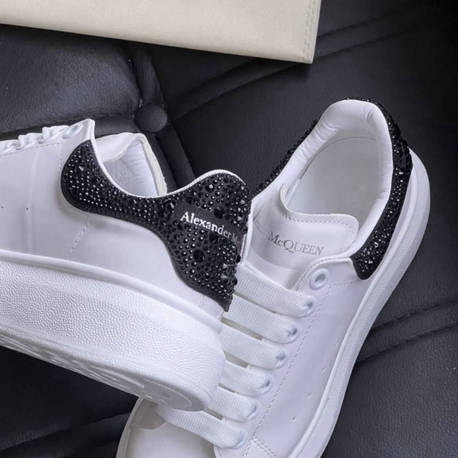 Alexander McQueen Beyaz - Siyah Taşlı