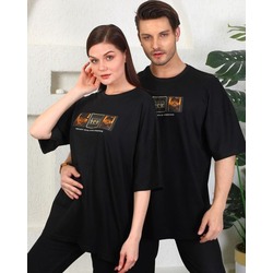 FIFTY ICE Printed Unisex Super Oversize