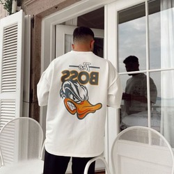 DUCK Printed Unisex Super Oversize