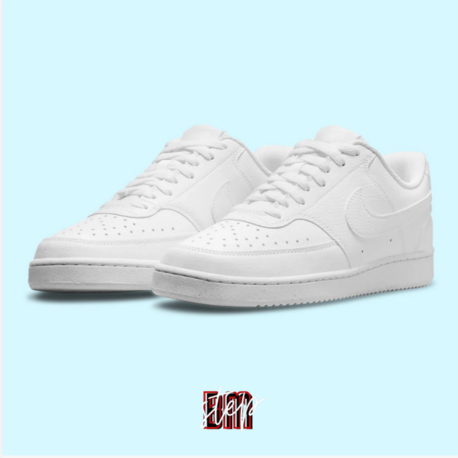 Nike Court Vision Low Next Nature 'Triple White