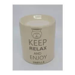 Keep Calm Buhurdanlık Krem Rengi Vanilya Aromalı 3'lü Set