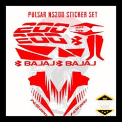 NS200 STİCKER SET