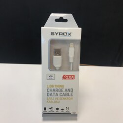 Syrox iPhone Şarj Kablosu 