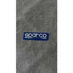 SPARCO ALÜMİNYUM STICKER MAVİ
