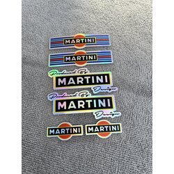 MARTINI HOLOGRAM STICKER SET