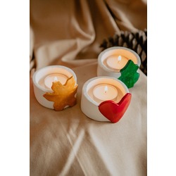 3'lü Dekoratif Tealight Mumluk Set