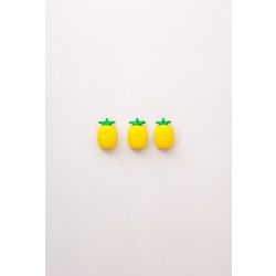 El Yapımı Buzdolabı Magneti - Ananas 3’lü
