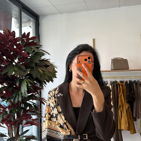 Blazer ceket Kahve