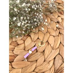 Fimo Boncuk Yıldız Küpe