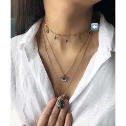 Yeşil Tonlu Choker