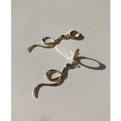 Zirkon Taşlı Snake Küpe