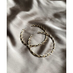 Gold Halka Küpe