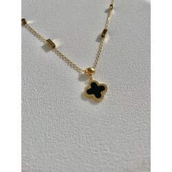 Van Cleef Gold Çelik Kolye