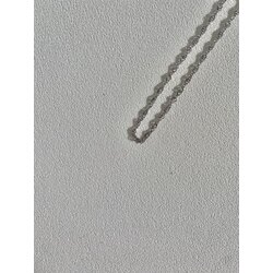 Kıvrımlı Zincir Gümüş Çelik Kolye