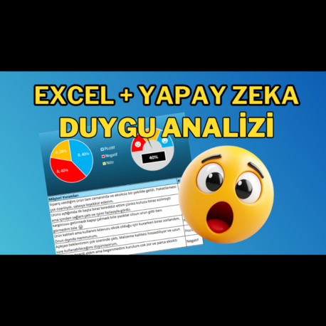 Excel'de Yapay Zeka ile Duygu Analizi
