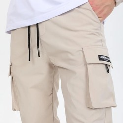 KREM RENK JAGGER PANTOLON