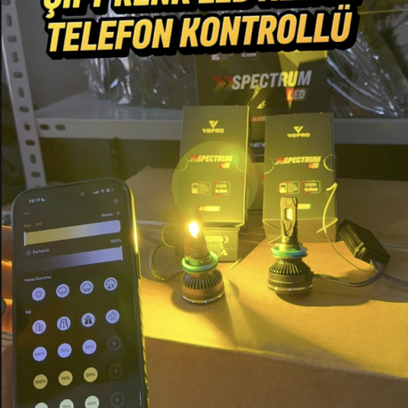 VR PRO ÇİFT RENK LED SPEKTRUM TELEFON KONTROLLÜ
