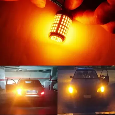 144 LED TURUNCU SİNYAL LEDİ TAKIMI ( 1 ÇİFT )