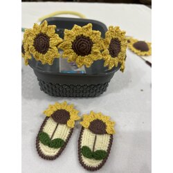 Ayçiçeği toka set