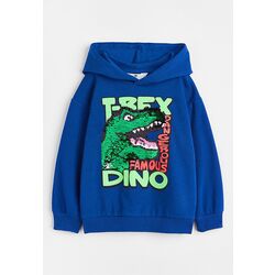 H&M ihraç fazlası kapüşonlu sweatshirt 